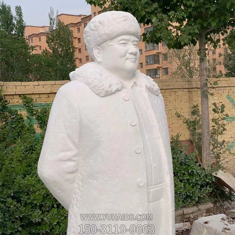 天然汉白玉雕刻历史人物雕像校园广场摆件雕塑