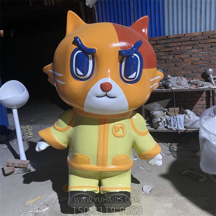 玻璃钢卡通商场园林动物雕塑