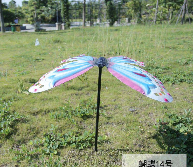 抽象玻璃钢卡通蝴蝶雕塑