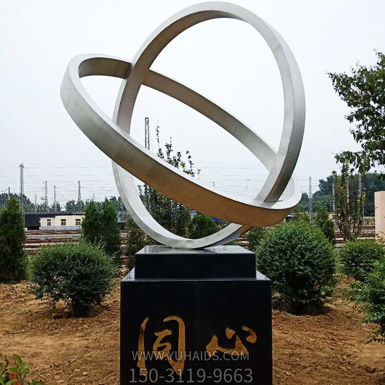 园林广场不锈钢创意抽象景观雕塑