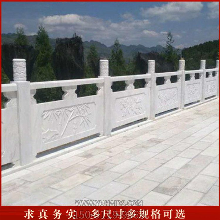 大理石石雕园林景区大型栏杆栏板雕塑