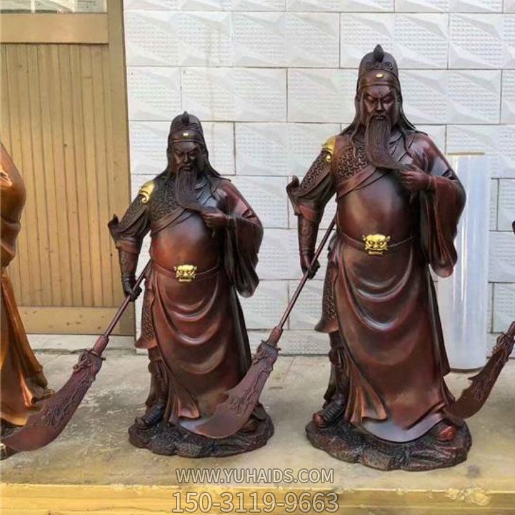 家居供奉佛像摆件九龙武财神雕塑