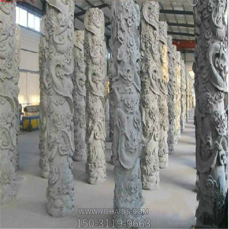 景区大型浮雕园林龙柱雕塑