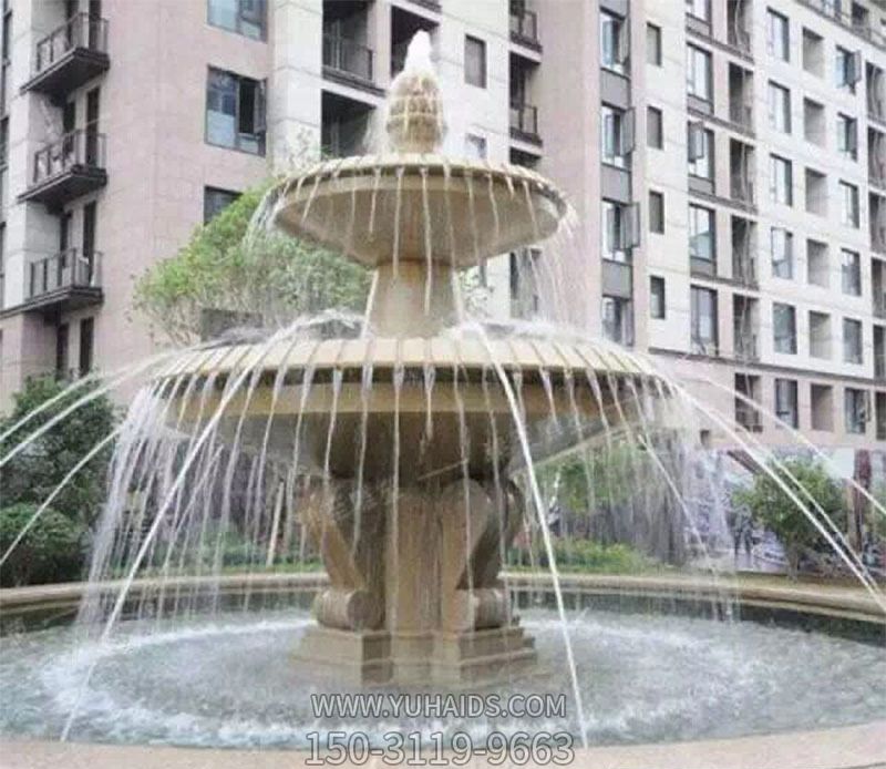 广场大型喷泉景观大理石雕塑
