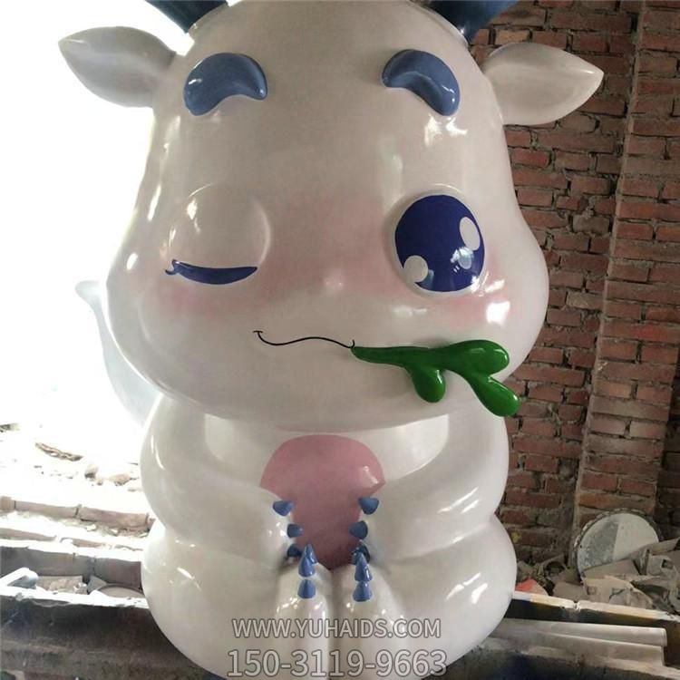 商场室内玻璃钢卡通动物景观雕塑