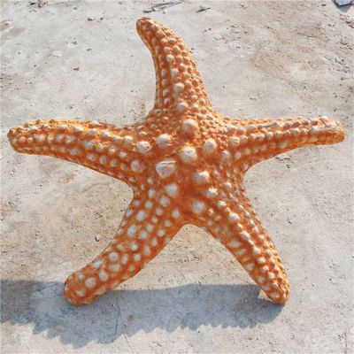 玻璃钢彩绘仿真海洋动物海星