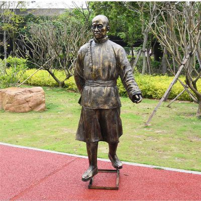 铜雕户外园林景观古代人物雕塑