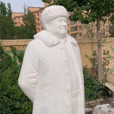 天然汉白玉雕刻历史人物雕像校园广场摆件