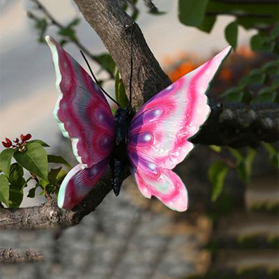 景区创意玻璃钢蝴蝶雕塑