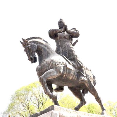 中国历史名人民族英雄铜雕霍去病雕塑