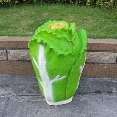 公园玻璃钢仿真植物蔬菜雕塑