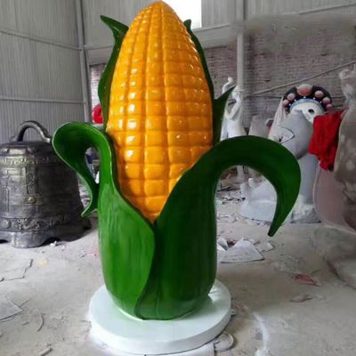 玻璃钢大型仿真玉米雕塑