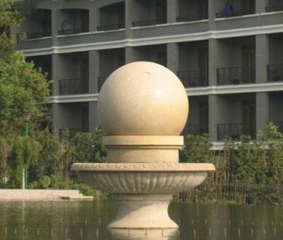 公园景观小型风水球喷泉石雕