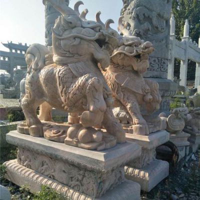 庭院大型石雕园林动物雕塑