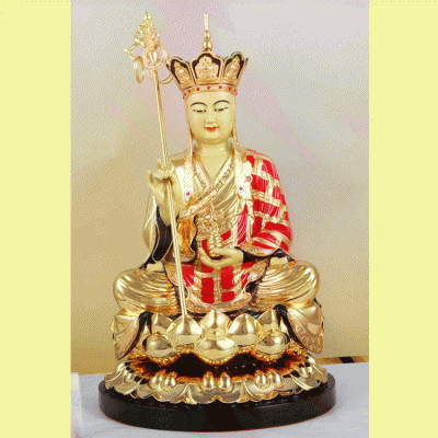 地藏王菩萨鎏金佛像