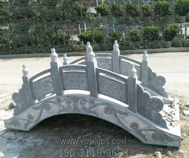 公园仿古小石拱桥景观石雕雕塑