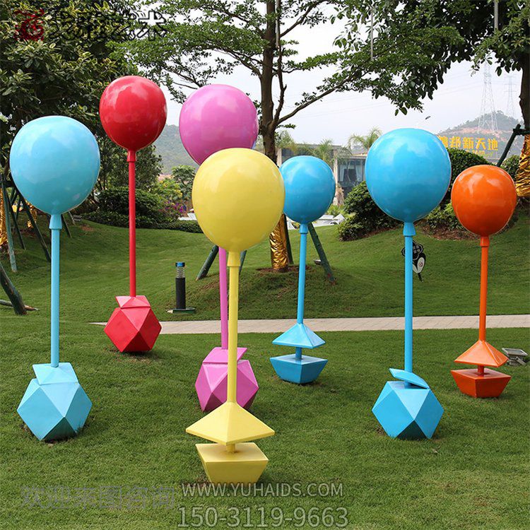 玻璃钢气球装饰摆件雕塑