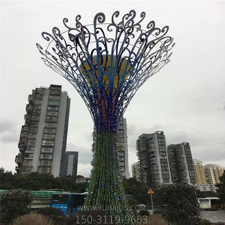 大型城市广场抽象不锈钢雕塑 