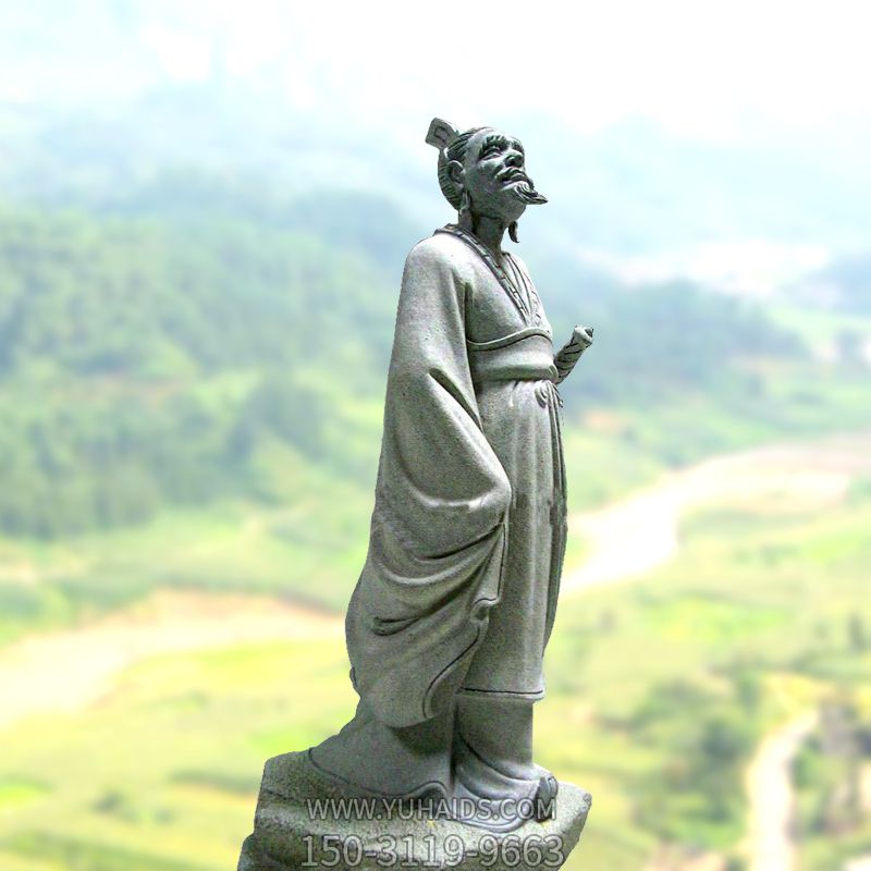 大理石景区园林历史名人著名医学界扁鹊雕塑