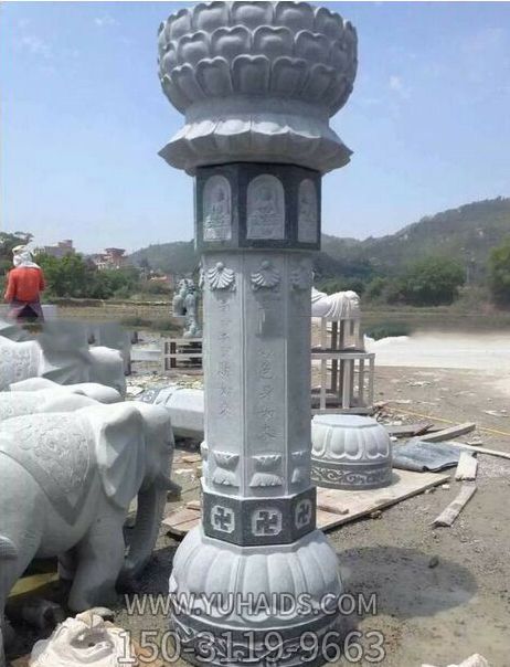寺庙摆放出食台石雕雕塑