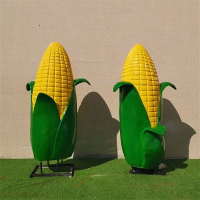 农场玻璃钢仿真玉米雕塑