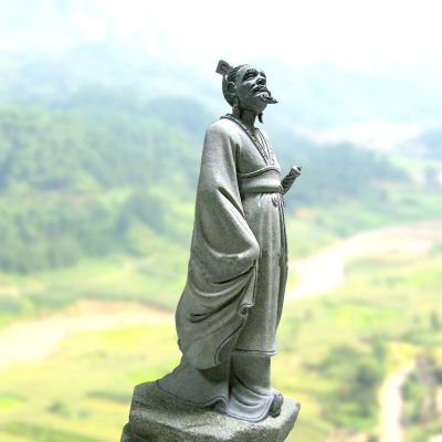大理石景区园林历史名人著名医学界扁鹊雕塑