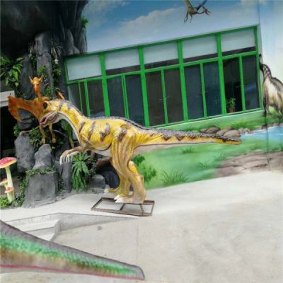 园林户外玻璃钢仿真动物恐龙雕塑