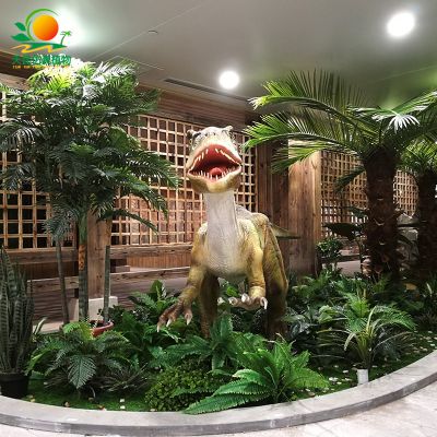 游乐场商场创意玻璃钢恐龙雕塑
