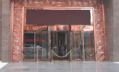 大门铜浮雕装饰