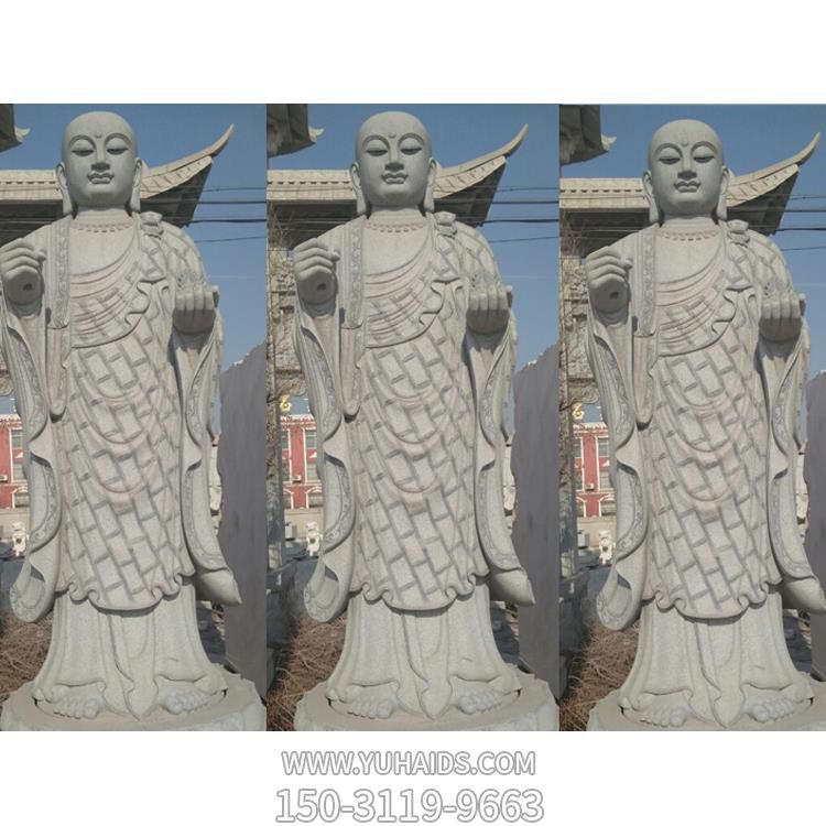 寺庙大理石雕刻地藏王佛像雕塑