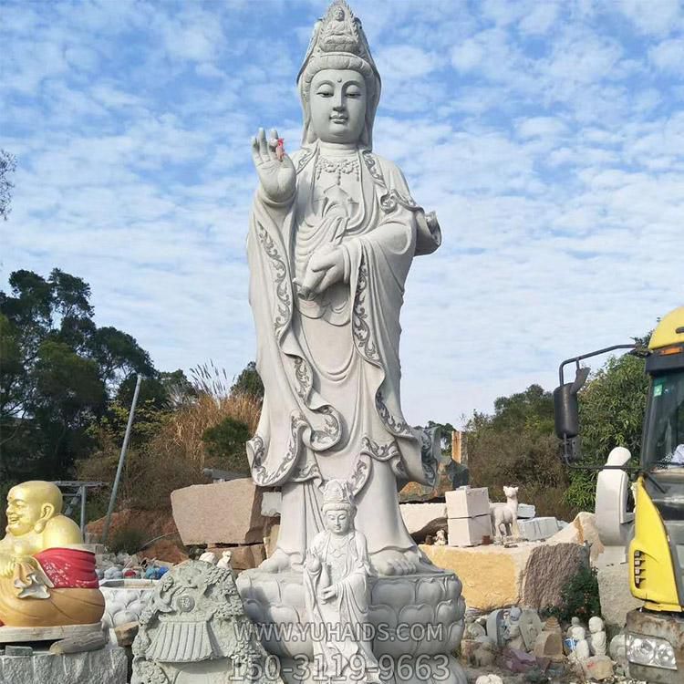 寺庙大型户外园林景观石雕佛像人物雕塑