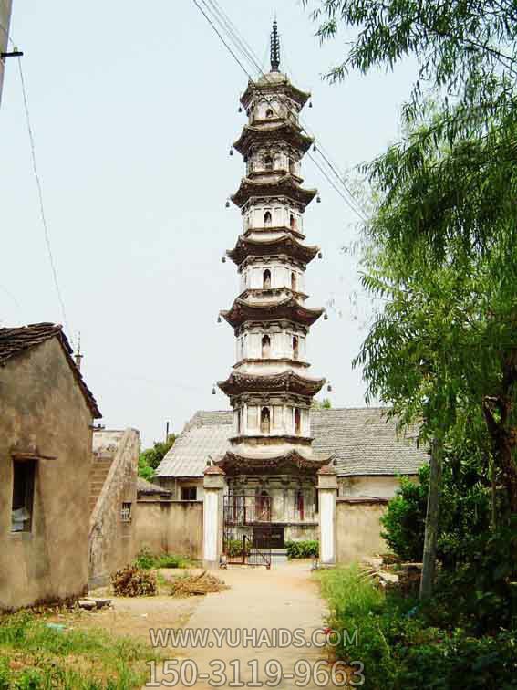中国古建佛塔舍利塔雕塑