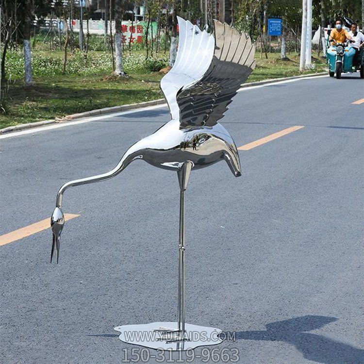 园林户外景观动物摆件火烈鸟雕塑