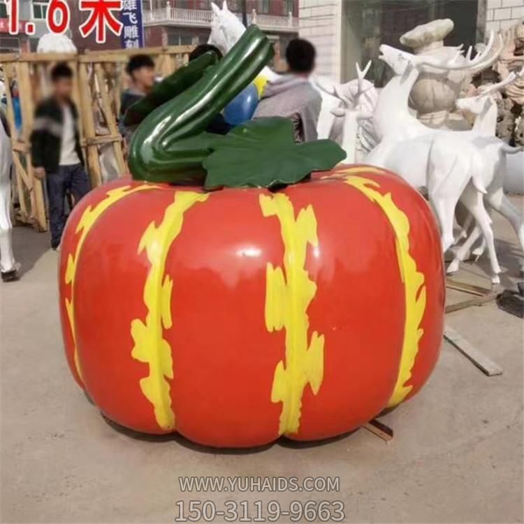 花园庭院农场装饰玻璃钢仿真蔬菜南瓜摆件雕塑