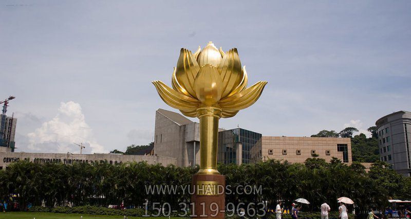 不锈钢盛世莲花广场雕塑