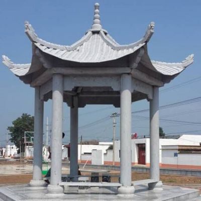户外大型中式六角凉亭雕塑