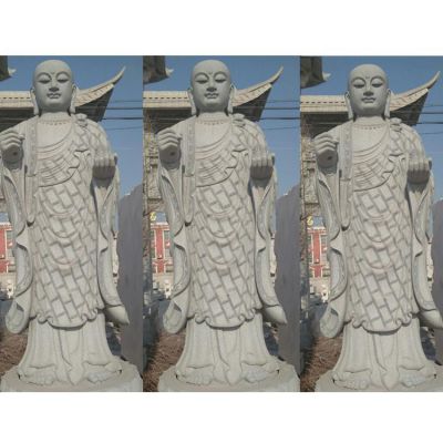 寺庙大理石雕刻地藏王佛像雕塑