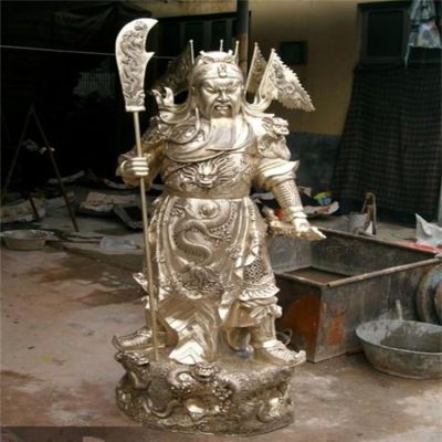 铸铜喷漆家居供奉佛像财神摆件