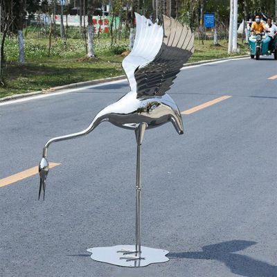园林户外景观动物摆件火烈鸟雕塑