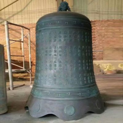 青铜器寺庙大型仿古铜钟雕塑