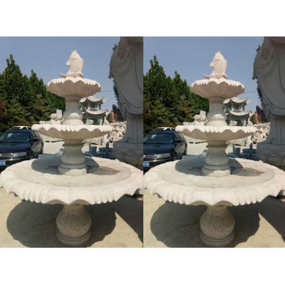 小区摆放欧式花岗岩风水球喷泉雕塑