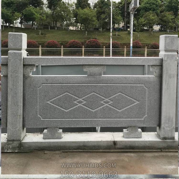 大理石石雕户外河道栏杆栏板雕塑