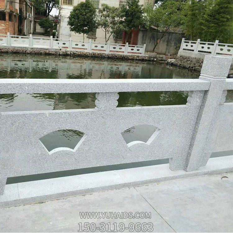 大理石石雕户外河道栏杆栏板雕塑摆件