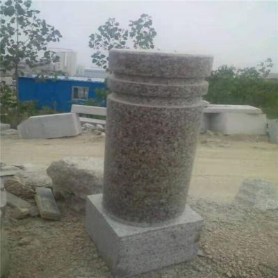 大理石砂石石雕纯天然石柱雕塑