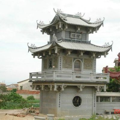寺庙供奉户外大型大理石石雕佛塔雕塑