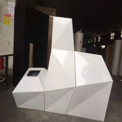 不锈钢几何户外园林景观抽象景观雕塑