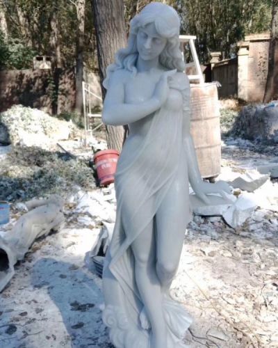 西方人裸体女神雕塑汉白玉石雕人物雕塑