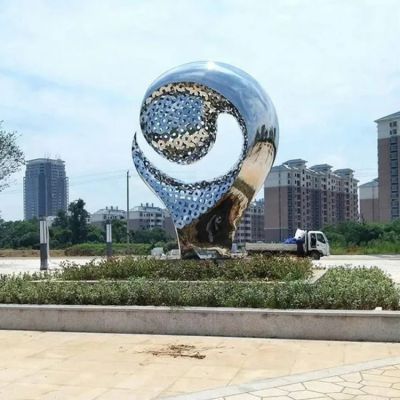 不锈钢创意镂空艺术造型广场户外大型景观雕塑