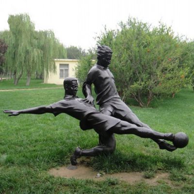 校园铸铜运动主题人物雕塑