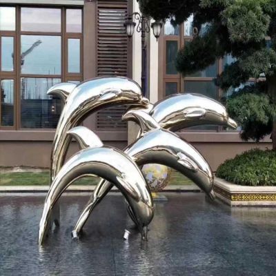 酒店不锈钢创意户外广场景观雕塑摆件